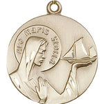 Our Lady Star of the Sea Medal, Gold Filled - No Chain
