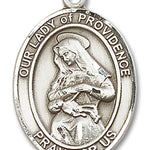 Our Lady of Providence Medal, Sterling Silver, Large - No Chain