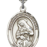 Our Lady of Providence Medal, Sterling Silver, Large