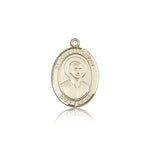 St. John Berchmans Medal, 14 Karat Gold, Medium - 14 KT Yellow Gold