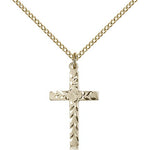 Cross Pendant, Gold Filled - Gold-tone