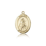 St. Rita of Cascia Medal, 14 Karat Gold, Medium - 14 KT Yellow Gold