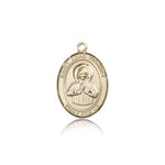 St. John Vianney Medal, 14 Karat Gold, Medium - 14 KT Yellow Gold
