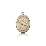 St. Madonna Del Ghisallo Medal, 14 Karat Gold, Medium - 14 KT Yellow Gold
