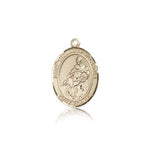 St. Thomas of Villanova Medal, 14 Karat Gold, Medium - 14 KT Yellow Gold