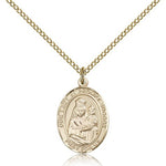 Our Lady of Prompt Succor Medal, Gold Filled, Medium - Gold-tone