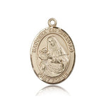 St. Madonna Del Ghisallo Medal, 14 Karat Gold, Large - 14 KT Yellow Gold