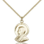 Madonna Medal, Gold Filled - Gold-tone