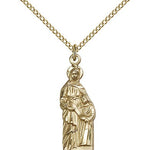 St. Ann Medal, Gold Filled - Gold-tone