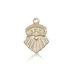 Seven Gifts Medal, 14 Karat Gold - 14 KT Yellow Gold