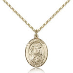 St. Sarah Medal, Gold Filled, Medium - Gold-tone