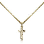 Crucifix Pendant, Gold Filled - Gold-tone