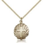 Cross Pendant, Gold Filled - Gold-tone