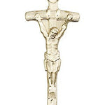 Crucifix Pendant, 14 Karat Gold - 14 KT Yellow Gold