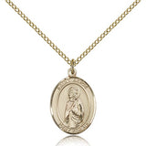St. Alice Medal, Gold Filled, Medium - Gold-tone