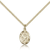 St. Christopher Medal, Gold Filled - Gold-tone