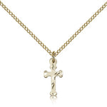 Cross Pendant, Gold Filled - Gold-tone