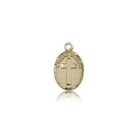 Friend In Jesus Cross Pendant, 14 Karat Gold - 14 KT Yellow Gold