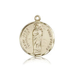 St. Jude Medal, 14 Karat Gold - 14 KT Yellow Gold
