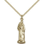 St. Anthony Medal, Gold Filled - Gold-tone