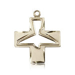 Holy Spirit Medal, 14 Karat Gold - 14 KT Yellow Gold