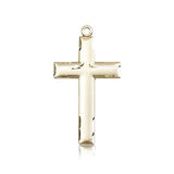 Cross Pendant, 14 Karat Gold - 14 KT Yellow Gold