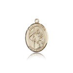 St. Ursula Medal, 14 Karat Gold, Medium - 14 KT Yellow Gold