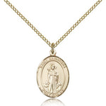 St. Barnabas Medal, Gold Filled, Medium - Gold-tone