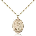 St. Austin Medal, Gold Filled, Medium - Gold-tone