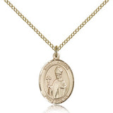 St. Austin Medal, Gold Filled, Medium - Gold-tone