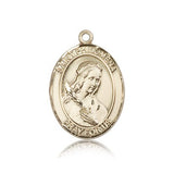 St. Philomena Medal, 14 Karat Gold, Large - 14 KT Yellow Gold