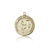 St. Kateri Medal, 14 Karat Gold - 14 KT Yellow Gold