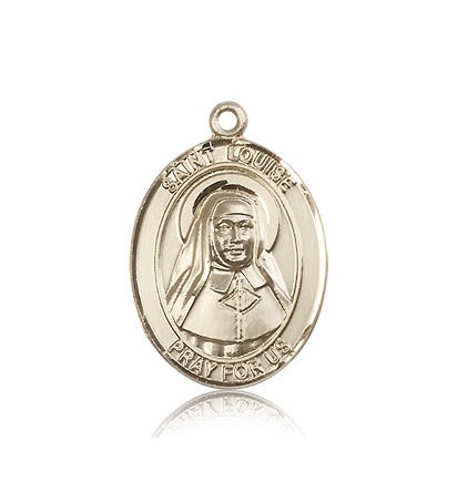 St. Louise De Marillac Medal, 14 Karat Gold, Large - 14 KT Yellow Gold