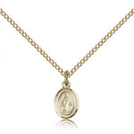 Miraculous Medal, Gold Filled - Gold-tone