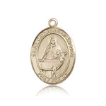 St. Catherine of Sweden Medal, 14 Karat Gold, Large - 14 KT Yellow Gold