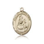 Our Lady of Loretto Medal, 14 Karat Gold, Large - 14 KT Yellow Gold