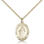 Our Lady of Knots Medal, Gold Filled, Medium - Gold-tone
