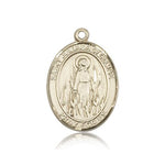 St. Juliana Medal, 14 Karat Gold, Large - 14 KT Yellow Gold