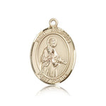 St. Remigius of Reims Medal, 14 Karat Gold, Large - 14 KT Yellow Gold