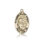 Madonna of the Street Medal, 14 Karat Gold - 14 KT Yellow Gold