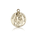 St. Nicholas Medal, 14 Karat Gold - 14 KT Yellow Gold