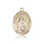 St. Bede the Venerable Medal, 14 Karat Gold, Large - 14 KT Yellow Gold