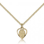Our Lady of La Salette Medal, Gold Filled - Gold-tone