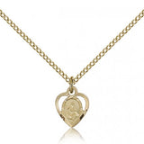 Our Lady of La Salette Medal, Gold Filled - Gold-tone