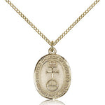 Women's Gold Filled United Church of Christ Medal - Gold-tone