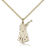 Guardian Angel Medal, Gold Filled - Gold-tone