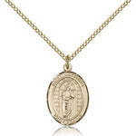 St. Matthias the Apostle Medal, Gold Filled, Medium - Gold-tone