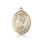 St. Helen Medal, 14 Karat Gold, Large - 14 KT Yellow Gold