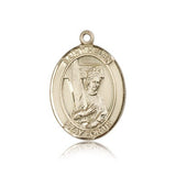St. Helen Medal, 14 Karat Gold, Large - 14 KT Yellow Gold