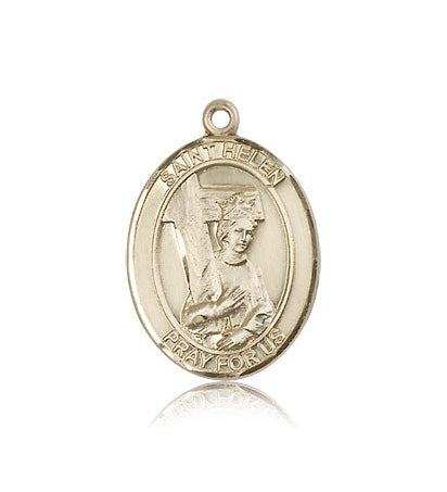 St. Helen Medal, 14 Karat Gold, Large - 14 KT Yellow Gold